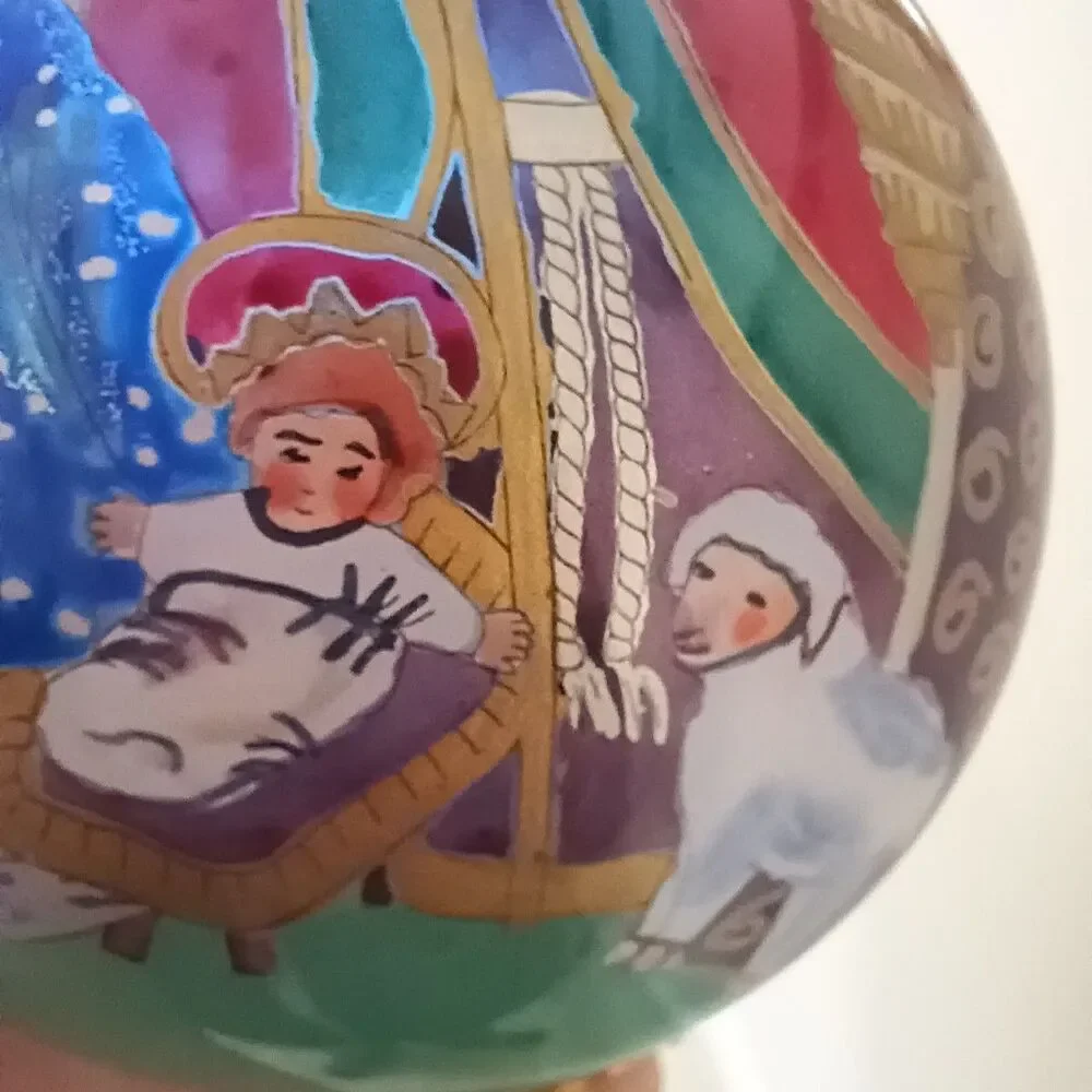 Pier 1 Imports Li Bien LI Bien Christmas Ornament Glass 4